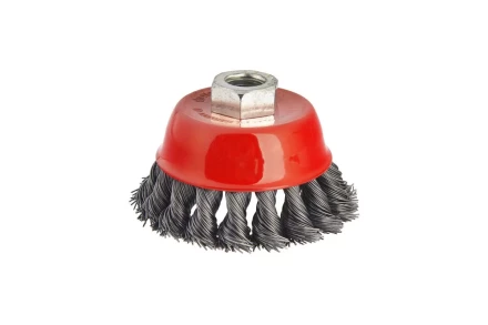 Кордщетка HAMMER чаша 65мм для УШМ витая сталь (207-104) купить в Магнитогорске