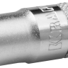 Торцовая головка KRAFTOOL "INDUSTRIE QUALITAT", Cr-V, FLANK, хромосатинированная, 1/4", 6 мм 27815-06_z01 купить в Магнитогорске