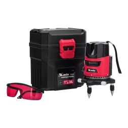 Лазерный уровень MTX CRX-30R, 30 м, красный луч, батарейки, резьба 5/8" 35030