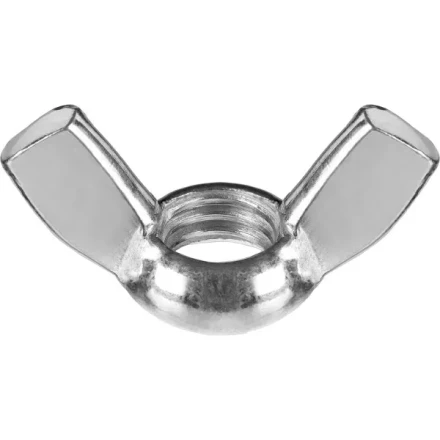 Гайка ЗУБР "МАСТЕР" барашковая, DIN 315, оцинкованная, M6, 5кг 303730-06 купить в Магнитогорске