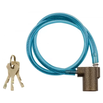 Замок навесной ЗУБР "МАСТЕР" велосипедный, дисковый механизм секрета, ключ 7 PIN, 600мм 3720-6-01_z01 купить в Магнитогорске