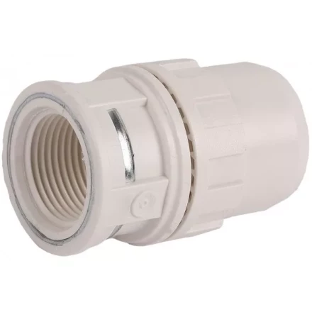 Муфта ЗУБР &quot;ШиреФит&quot; соединительная, &quot;штуцер с гайкой - внутренняя резьба&quot;, 26мм-3/4&quot; 51462-26-3/4 купить в Магнитогорске