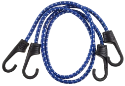 Крепежный шнур ЗУБР 60 см d 8 мм пластиковые крюки со стальным сердечником 2 шт резиновый 40508-060