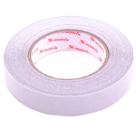 Лента клейкая противоскользящая прозрачная 25 мм x 10 м Matrix 88714 купить в Магнитогорске