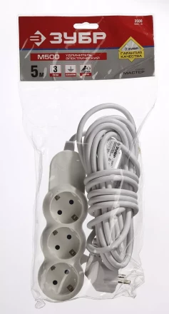 Удлинители электрические М500 3 гнезда серия МАСТЕР купить в Магнитогорске