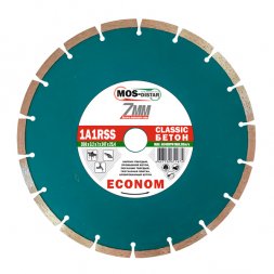 Диск алмазный по бетону 1A1RSS Classic Econom MOS-DISTAR 115*1,8*7*8Т*22,23 mm