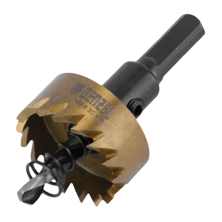 Коронка по металлу HSS, 30 мм, нитридтитановое покрытие Denzel 724108 купить в Магнитогорске