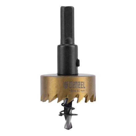 Коронка по металлу HSS, 30 мм, нитридтитановое покрытие Denzel 724108 купить в Магнитогорске