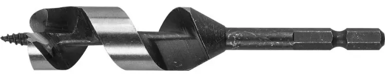 ЗУБР. Сверло по дереву, спираль Левиса, шестигранный хвостовик 1/4", 20х120мм 29483-120-20 купить в Магнитогорске
