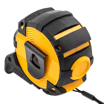 Рулетка Denzel 10м х 32мм, автоматич. фиксац., нейлон. покрытие, магнит. зацеп, двухстор. разметка, 31525 купить в Магнитогорске