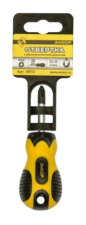Отвертка PH2х38 мм Энкор 19512 купить в Магнитогорске