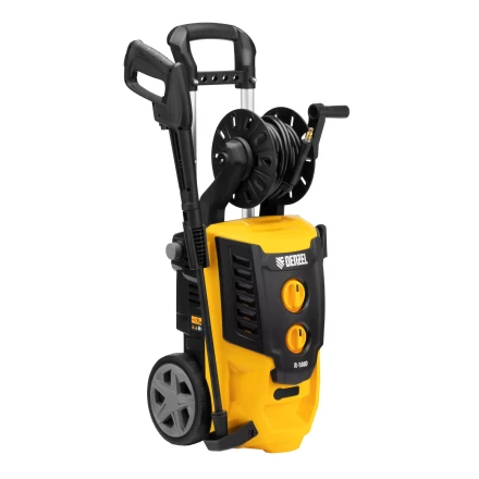 Моечная машина высокого давления Denzel R-180D, 2200 Вт, 180 бар, 380 л/ч, с барабаном купить в Магнитогорске