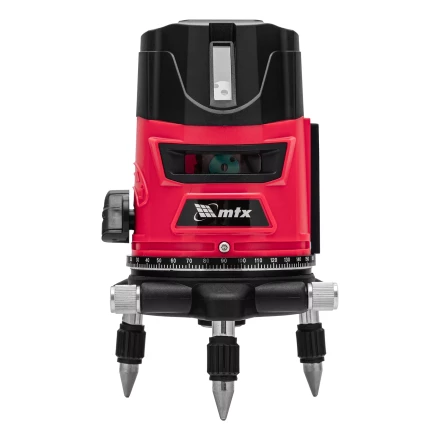 Лазерный уровень MTX CRX-30G, 30 м, зеленый луч, батарейки, резьба 5/8&quot; 35032 купить в Магнитогорске