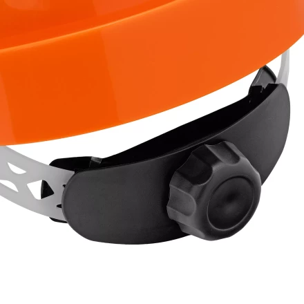 Каска защитная ударопрочная Denzel 89206, ABS/PC, плавная регулировка, модель «Форвард» (К-05),оранж. купить в Магнитогорске