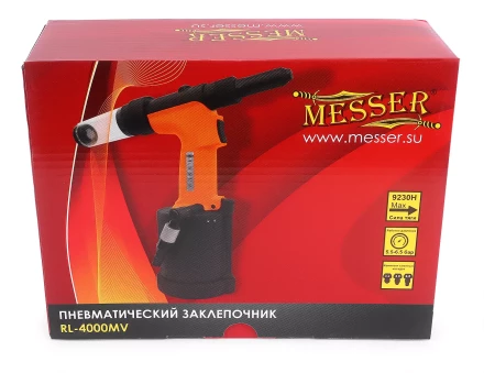 Пневматический заклепочник MESSER RL-4000MV для вытяжных заклепок (3,2 - 4,8 мм) купить в Магнитогорске