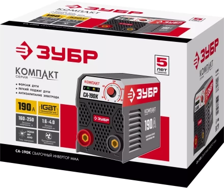 Сварочный инвертор ММА СА-190К серия МАСТЕР купить в Магнитогорске