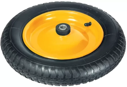 Колесо пневматическое 3.00-8 D360 мм подш. внут. диам. 16мм длина оси 92мм  PALISAD 68940 купить в Магнитогорске