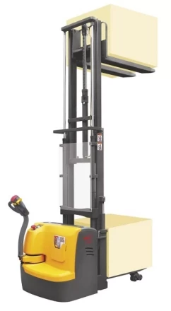 Штабелер самоходный 1,5 т 2,5 м XILIN CDDR15S двухуровневый (сопровождаемый) 24/240 В/Ач 1013699 купить в Магнитогорске