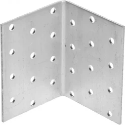 Крепежный угол ЗУБР &quot;МАСТЕР&quot; равносторонний, 80х60х60мм, 20шт 310205-080-060