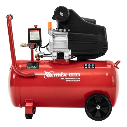 Компрессор воздушный MTX DC1500L/50, 1,5 кВт, 50 л, 210 л/мин 58018 купить в Магнитогорске