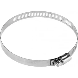 Хомуты ЗУБР &quot;ЭКСПЕРТ&quot;, нерж. сталь, просечная лента 12 мм, 105-127 мм, 50 шт 37815-105-127-50