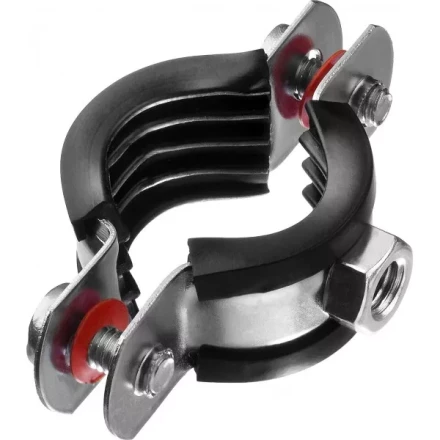 Хомут трубный с гайкой, оцинкованный, 3/4&quot;, 9шт, ЗУБР Мастер 37850-25-29 37850-25-29 купить в Магнитогорске