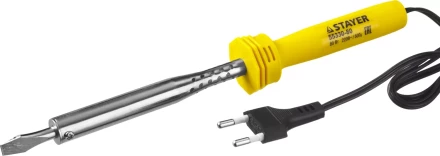 Паяльник STAYER &quot;STANDARD&quot; с пластмассовой рукояткой и долговечным жалом, 80 Вт, клин 55330-80 купить в Магнитогорске