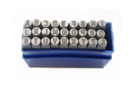 Клеймо буквенное 6мм латиница купить в Магнитогорске