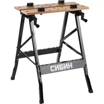 Верстак столярный СИБИН складной, 605х635х780 мм 38723 купить в Магнитогорске