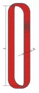 Строп текстильный кольцевой СТК 2 т L=6 м SF6 50 мм купить в Магнитогорске