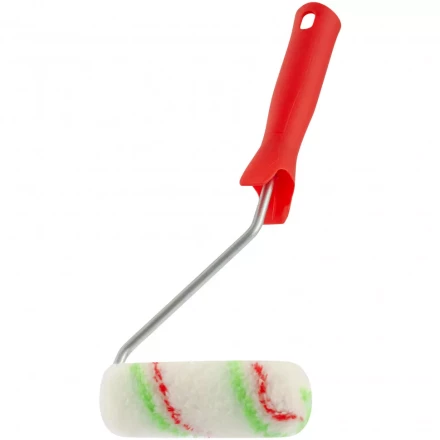 Мини-валик в сборе &quot;Эмали&quot; 110 мм ворс 12 мм D 16 мм D ручки 6 мм полиамид полиакрил Сибртех 80584 купить в Магнитогорске