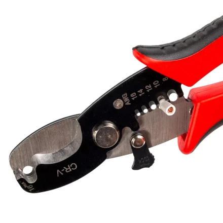 Ножницы для резки проводов КВТ MC-07 до 15 мм с функцией зачистки изоляции (86619) купить в Магнитогорске