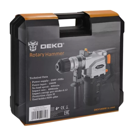 Перфоратор DKH1000W DEKO, 063-4160 в кейсе купить в Магнитогорске