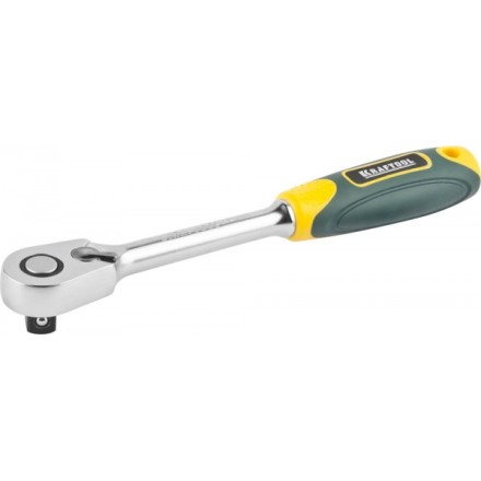 Трещотка для торцовых головок KRAFTOOL &quot;PRO&quot;, Сr-V сталь, 60 зубцов, 1/2&quot; 27794-1/2_z02 купить в Магнитогорске
