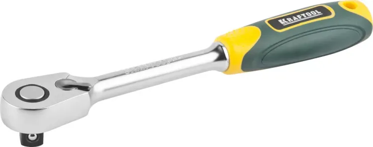 Трещотка для торцовых головок KRAFTOOL "PRO", Сr-V сталь, 60 зубцов, 1/2" 27794-1/2_z02 купить в Магнитогорске