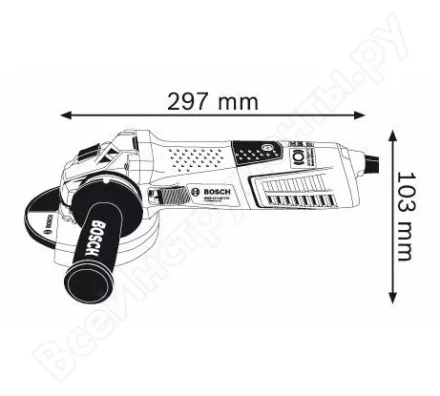 УШМ BOSCH GWS 12-125 CIX (0.601.793.102) купить в Магнитогорске