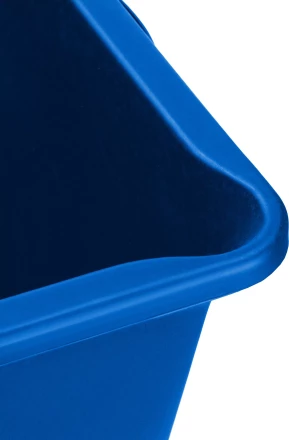 ЗУБР 60 л, первичный высокопрочный пластик, усиленный прямоугольный строительный таз (06096-65) купить в Магнитогорске