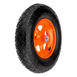 Колесо пневматическое Palisad «Звезда» 4.80/4.00-8 D380 мм, внутренний диаметр подшипника 12 мм, длина оси 80 мм, 689465