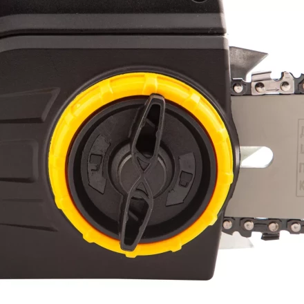 Пила цепная электрическая Denzel EDS-2200 2.2 кВт продольная шина 45 см шаг 3/8 паз 1.3 мм 62 звена 95619 купить в Магнитогорске