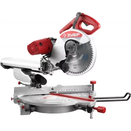 Пила торцовочная ЗУБР, плавный пуск, ременной привод, 305 мм, 4200 об/мин, 1800 Вт ЗПТ-305-1800-ЛР купить в Магнитогорске