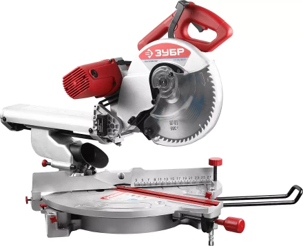 Пила торцовочная ЗУБР, плавный пуск, ременной привод, 305 мм, 4200 об/мин, 1800 Вт ЗПТ-305-1800-ЛР купить в Магнитогорске