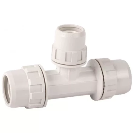 Тройник ЗУБР &quot;ШиреФит&quot; редукционный &quot;штуцер с гайкой - внутренняя резьба - штуцер с гайкой&quot;, 26мм-16мм-26мм 51506-26-16-26 купить в Магнитогорске