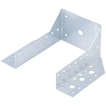 Опора бруса раскрытая, 2 мм, OBR R-40х145х76 мм, цинк  СИБРТЕХ Россия 46528 купить в Магнитогорске