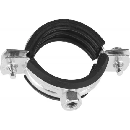 ЗУБР. Хомут трубный с гайкой, оцинкованный, 1 1/4&quot;, 100шт 37850-40-46-100 купить в Магнитогорске