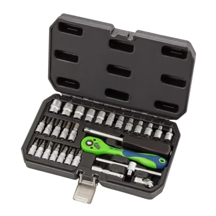 Набор инструментов 29 предметов, CrV, 1/4&quot; Сибртех 13523 купить в Магнитогорске