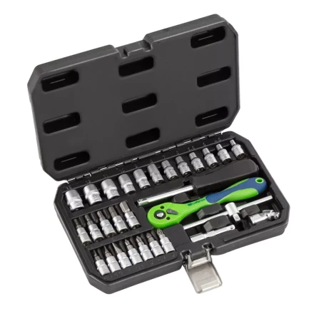 Набор инструментов 29 предметов, CrV, 1/4&quot; Сибртех 13523 купить в Магнитогорске