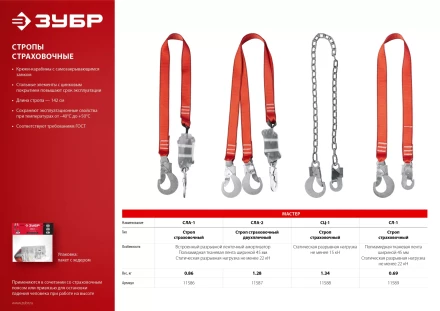 Строп цепной одноплечный серия Без серии СЦ-1 купить в Магнитогорске