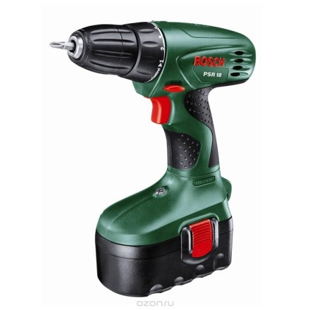 Дрель-шуруповерт аккумуляторная BOSCH PSR 18 (0.603.955.320) купить в Магнитогорске