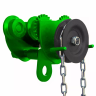 Тележка для ручных талей с цепным приводом HITCH TR100 1 т 3 м (SZ068947) купить в Магнитогорске