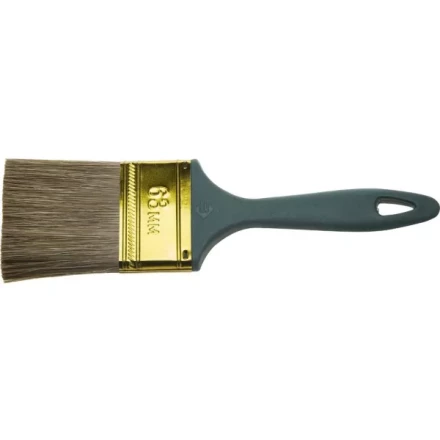 Кисть ЗУБР &quot;КП-14&quot; плоская, смешанная щетина, пластмассовая рукоятка, 63мм 4-01014-063 купить в Магнитогорске
